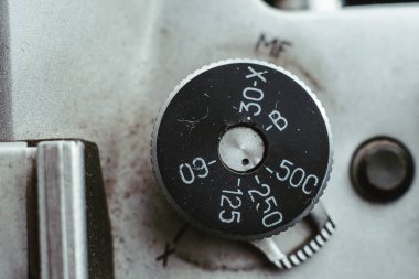 Eski kamera makro fotoğraf