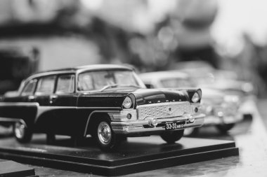 Novokuzneck, Rusya Federasyonu - model araçların adlı sergi merkezi Novokuznetsk sergide sunulan 07.07.2018