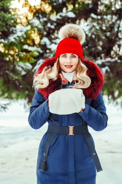 Chica en chaqueta de invierno —  Fotos de Stock