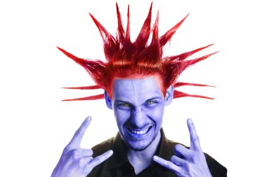 rocker bir keçi gösterir