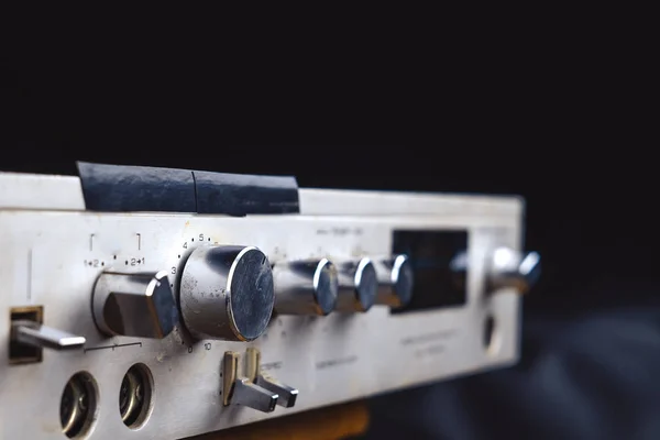 O velho amplificador — Fotografia de Stock
