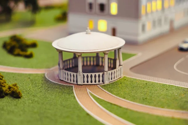 Model of small buildings and streets — Stock Photo, Image