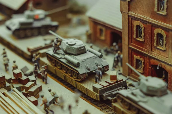 Novokuzneck, Russie - 26.07.2018 : modèle miniature de guerre — Photo