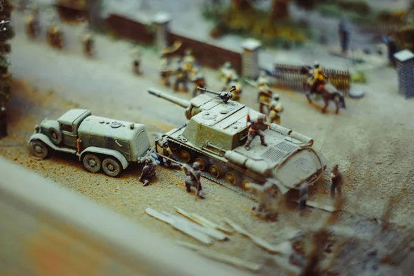 Novokuzneck, Russie - 26.07.2018 : modèle miniature de guerre — Photo