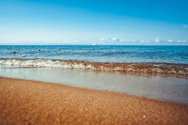 Paradise beaches at Cancun, Caribbean coast - tropical destination for vacation — Stock Photo, Image