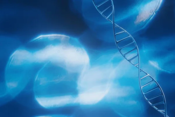 Güzel arkaplanda DNA molekülleri — Stok fotoğraf