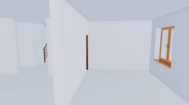 Söktüğünüz evin 3D Odalar