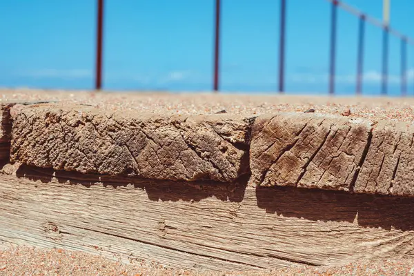 Die alten Bretter der Brücke — Stockfoto