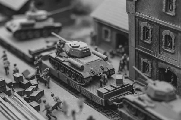 Novokuzneck, Russie - 26.07.2018 : modèle miniature de guerre — Photo