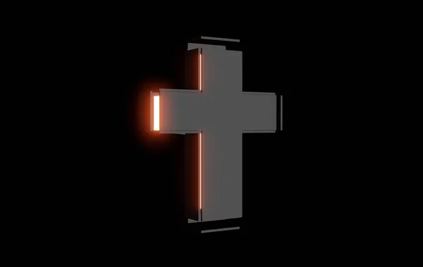 3D-christelijke kruis — Stockfoto