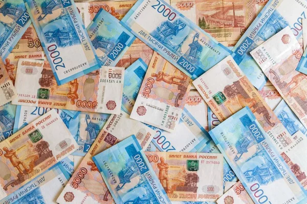 La textura de los billetes, el fondo del dinero —  Fotos de Stock