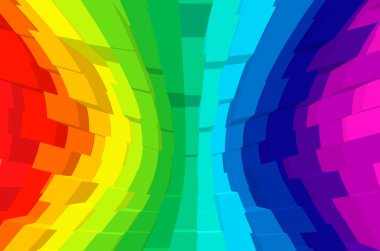 Gökkuşağı renkli arka plan soyut.
