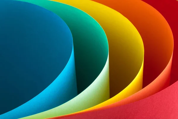 Buntes Papier Regenbogen abstrakten Hintergrund. — Stockfoto