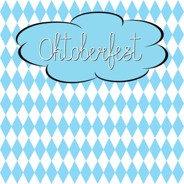 Kartpostal için olumlu yazıt. Yazıt: Oktoberfes