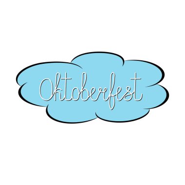 Kartpostal için olumlu yazıt. Yazıt: Oktoberfes