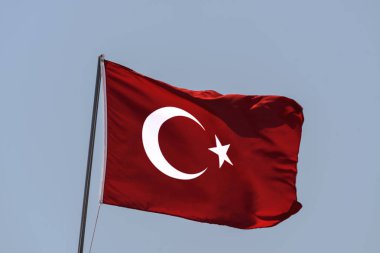 flagstaff yakın çekim Türkiye bayrağı