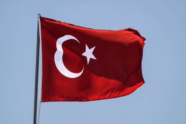 flagstaff yakın çekim Türkiye bayrağı