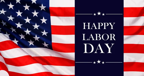 Bayrak - Amerikan bayrağı mutlu İşçi Bayramı