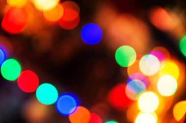 Güzel festival bokeh, noel arka plan