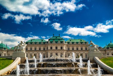 Belvedere Sarayı Viyana'da karmaşık
