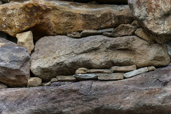 Стара кам'яна стіна, кам'яна текстура — стокове фото