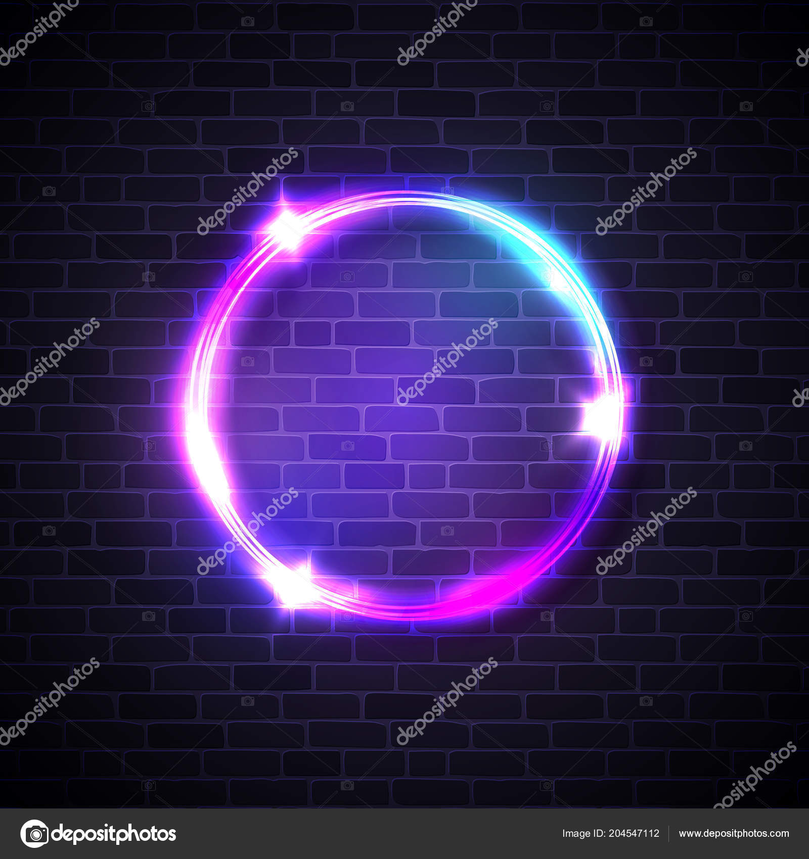 Neon sign, the word Friday Night. Vector illustration. Stock Vector