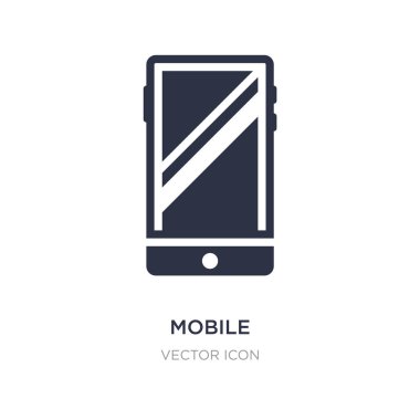telefon simgesi beyaz arka plan üzerinde. Basit öğe illüstrasyon fro