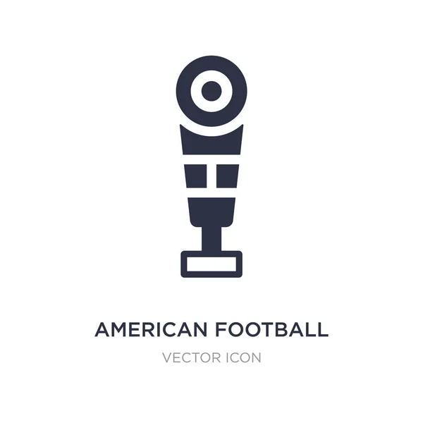 Icono del fútbol americano sobre fondo blanco. Sencillo elemento illus — Vector de stock