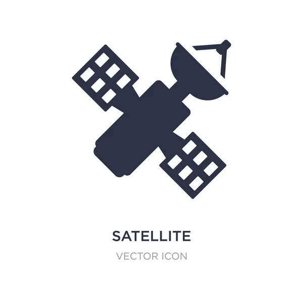 Icono de conexión satelital sobre fondo blanco. Elemento simple il — Vector de stock