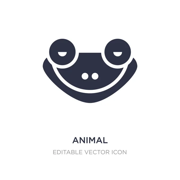 Tier-Symbol auf weißem Hintergrund. einfaches Element Illustration hin und her — Stockvektor