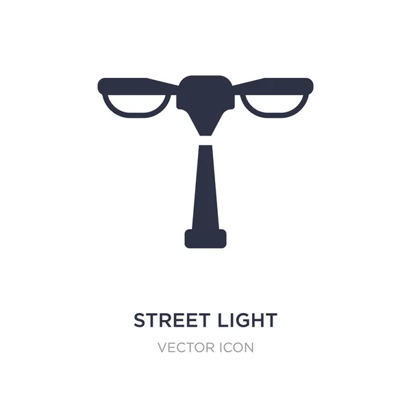 Straßenlicht-Symbol auf weißem Hintergrund. einfaches Element illuati — Stockvektor