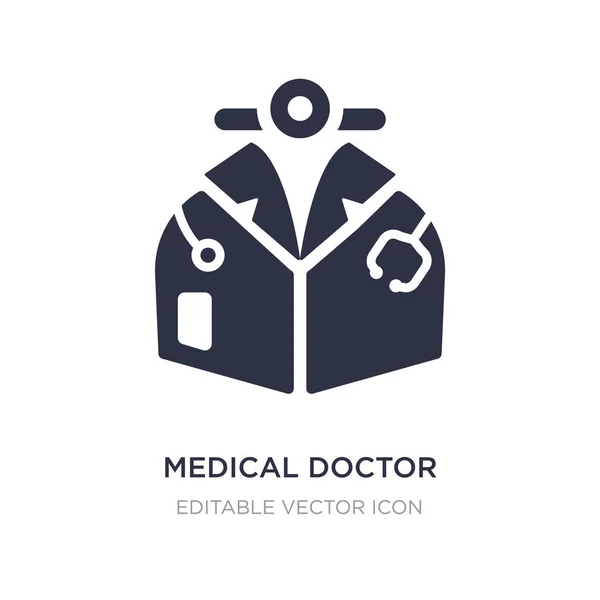 Arzt Spezialist Symbol auf weißem Hintergrund. einfaches Element — Stockvektor