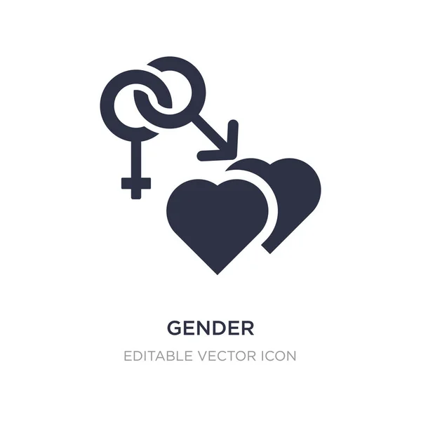 Gender-Symbol auf weißem Hintergrund. einfaches Element Illustration hin und her — Stockvektor