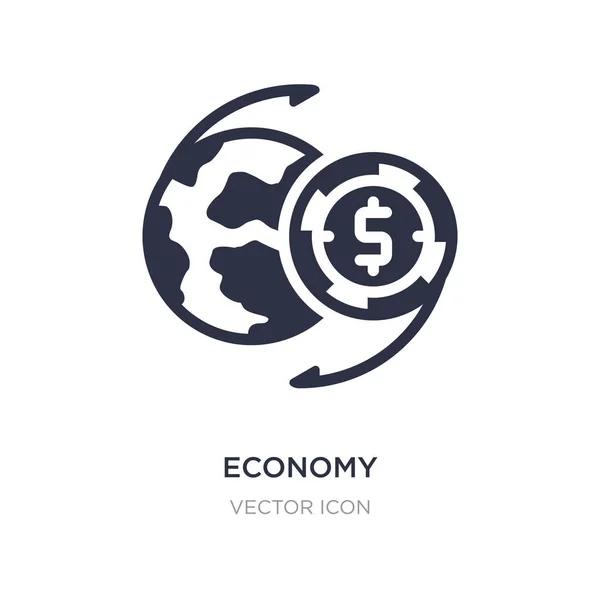 Wirtschaft Symbol auf weißem Hintergrund. einfaches Element Illustration fr — Stockvektor