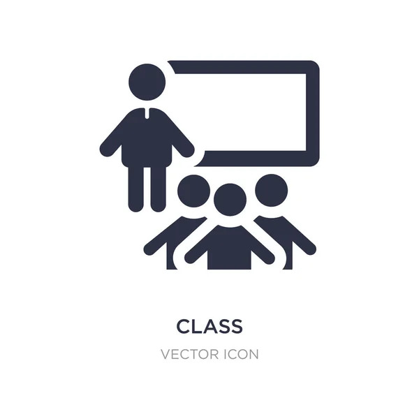 Klassensymbol auf weißem Hintergrund. einfache Elementillustration aus — Stockvektor