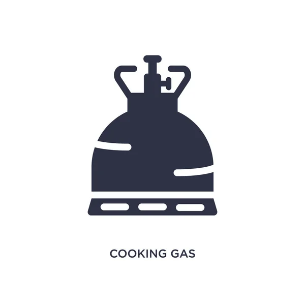 Cocina icono de gas sobre fondo blanco. Elemento simple ilustración — Vector de stock