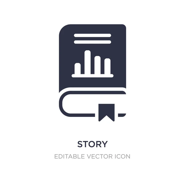 Story icon on white background. Simple element illustration from — Stock Vector