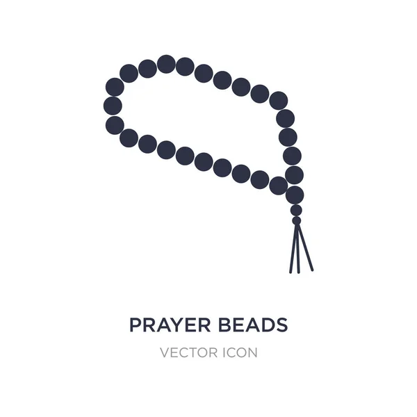 prayer beads icon on white background. Simple element illustrati