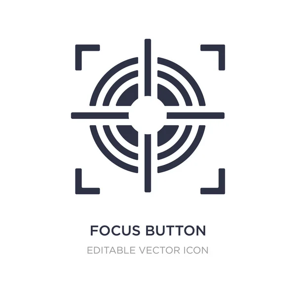 Fokusknopf-Symbol auf weißem Hintergrund. einfaches Element illuati — Stockvektor