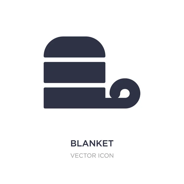 Icono de manta sobre fondo blanco. Elemento simple ilustración fr — Vector de stock