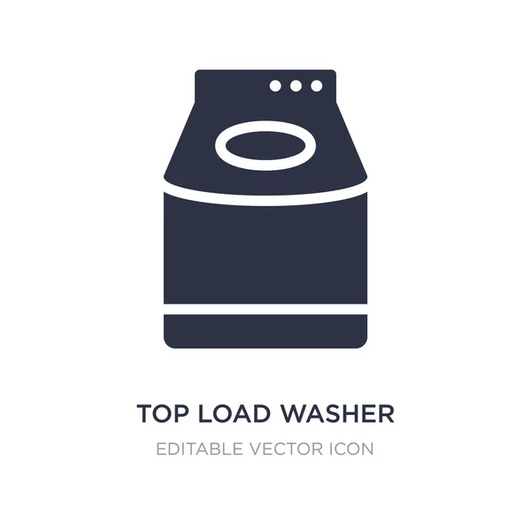 Top Load Washer Symbol auf weißem Hintergrund. einfaches Element illustr — Stockvektor