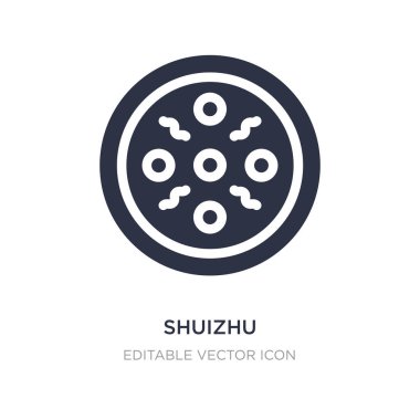 Beyaz arka plan shuizhu simgesi. Basit öğe illüstrasyon fr