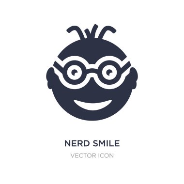 inek smile beyaz arka plan üstünde kutsal kişilerin resmi. Basit öğe illüstrasyon