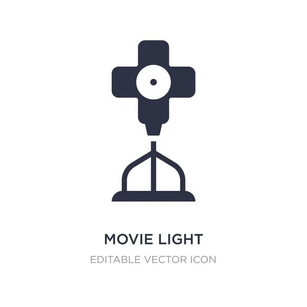 Filmlicht-Symbol auf weißem Hintergrund. einfaches Element illustratio — Stockvektor