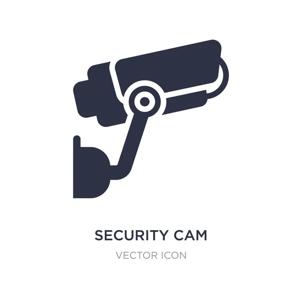 Security cam icon on white background. Simple element illustrati — Stock Vector