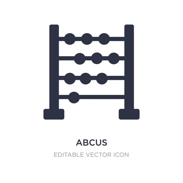 Иконка abcus на белом фоне. Простая иллюстрация элемента из — стоковый вектор
