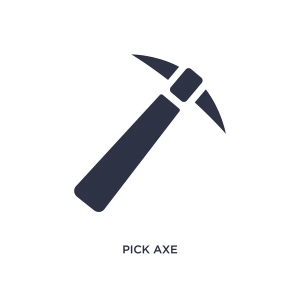 Escolher o ícone do machado no fundo branco. Ilustração do elemento simples f —  Vetores de Stock