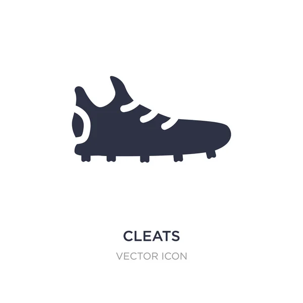 Cleats icon on white background. Simple element illustration fro — Stock Vector