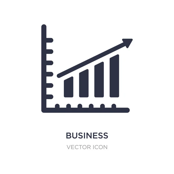 Icono de gráficos analíticos de negocios sobre fondo blanco. Sencillo ele — Vector de stock