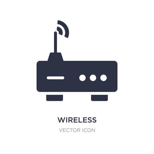 Wireless transmitter icon on white background. Simple element il — Stock Vector